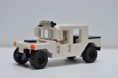 Offroad Vehicle White Truck SUV MOC Model Built and Compatible with LEGO  Bricks