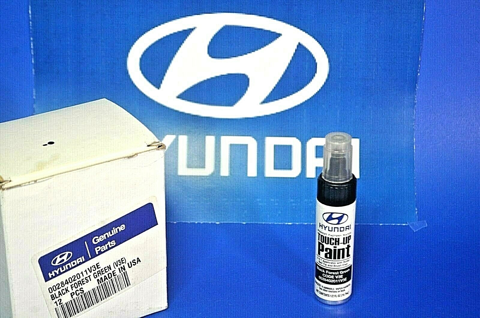Hyundai Genuine Touch Up Paintblack Forest Green V3e Santa Fe Genesis