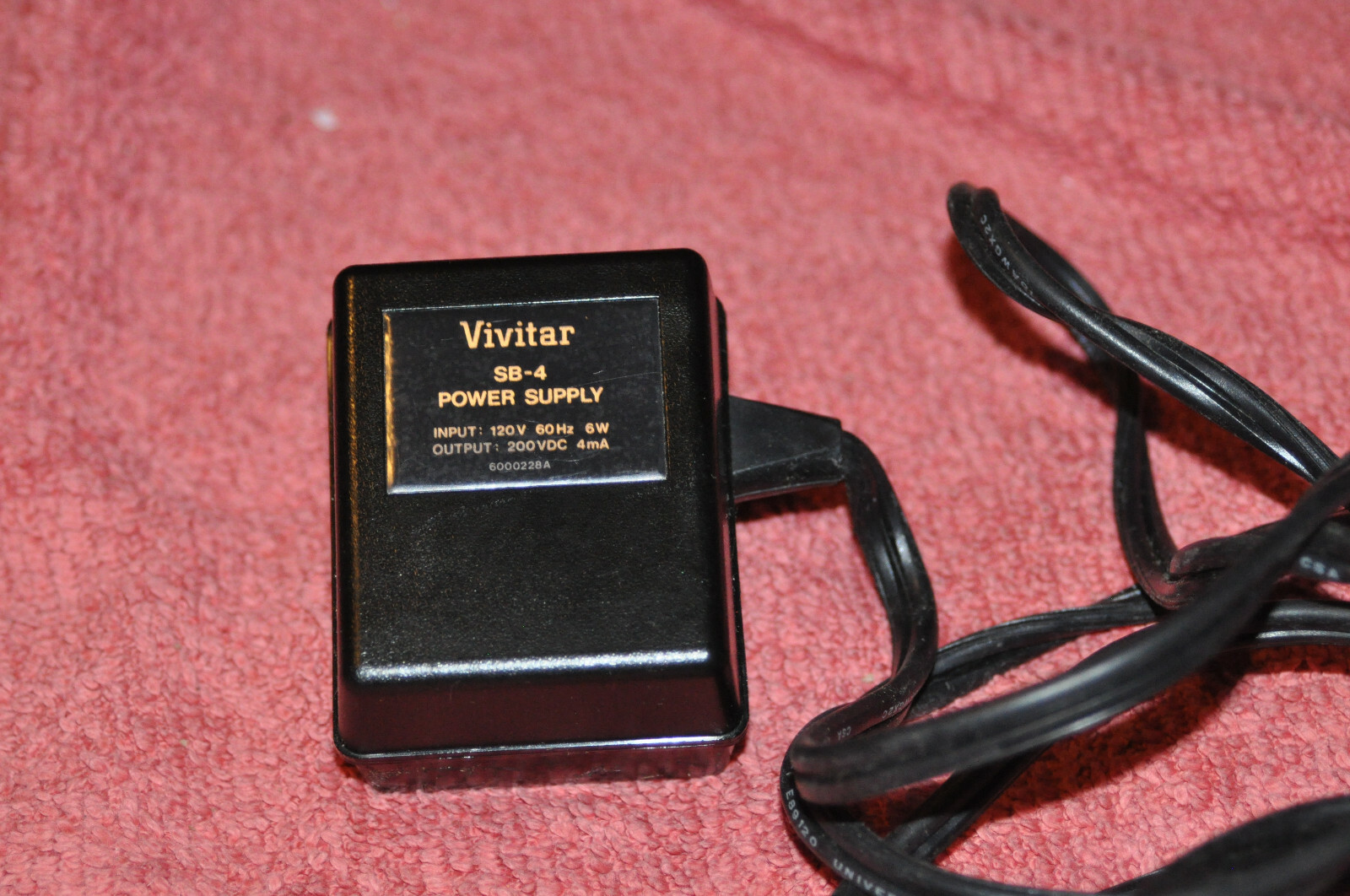 Vivitar SB-4 AC Adapter