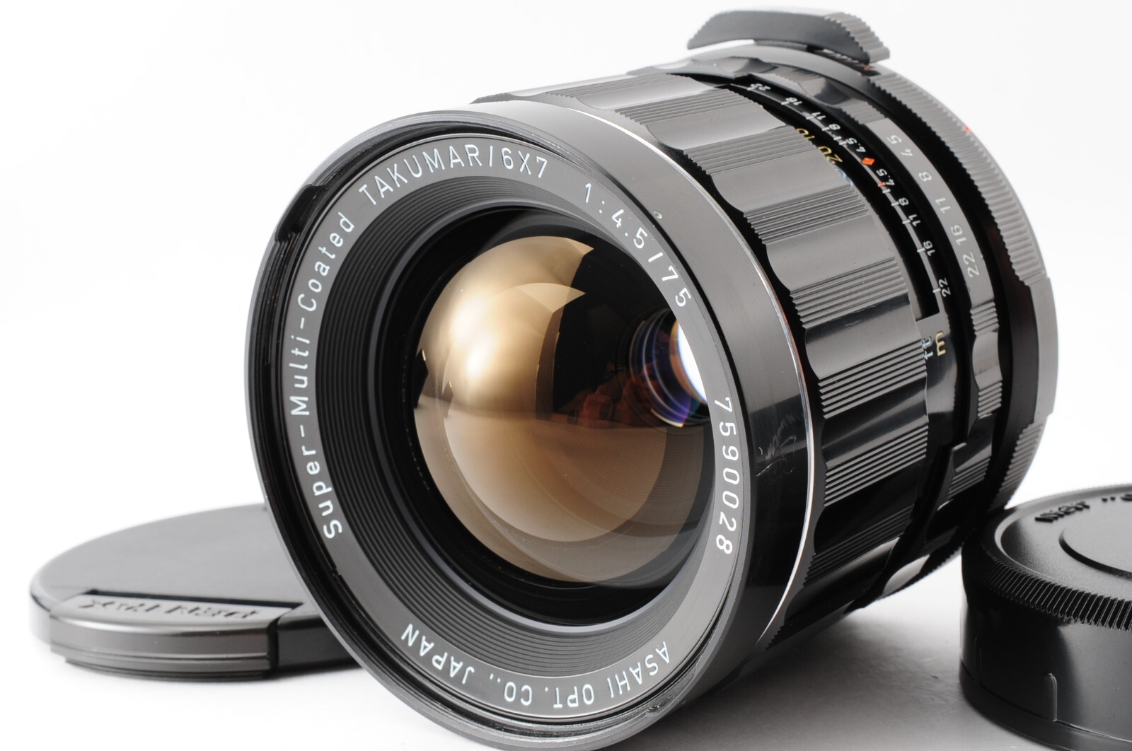 ‪☆ペンタックス SMCタクマー カメラレンズ‪☆6×7 75mmF/4.5 MINT] Asahi Pentax smc Takumar 6x7 75mm F4.5 MF Wide Angle
