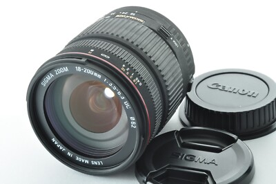 [N MINT ] SIGMA ZOOM 18-200mm f/3.5-6.3 DC AF/M Canon EF Mount Lens JAPAN