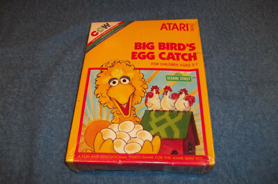 NEW ( NOS ) ATARI 2600 BIG BIRDS EGG CATCH GAME IN FACTORY SEALED & S/W BOX 7800