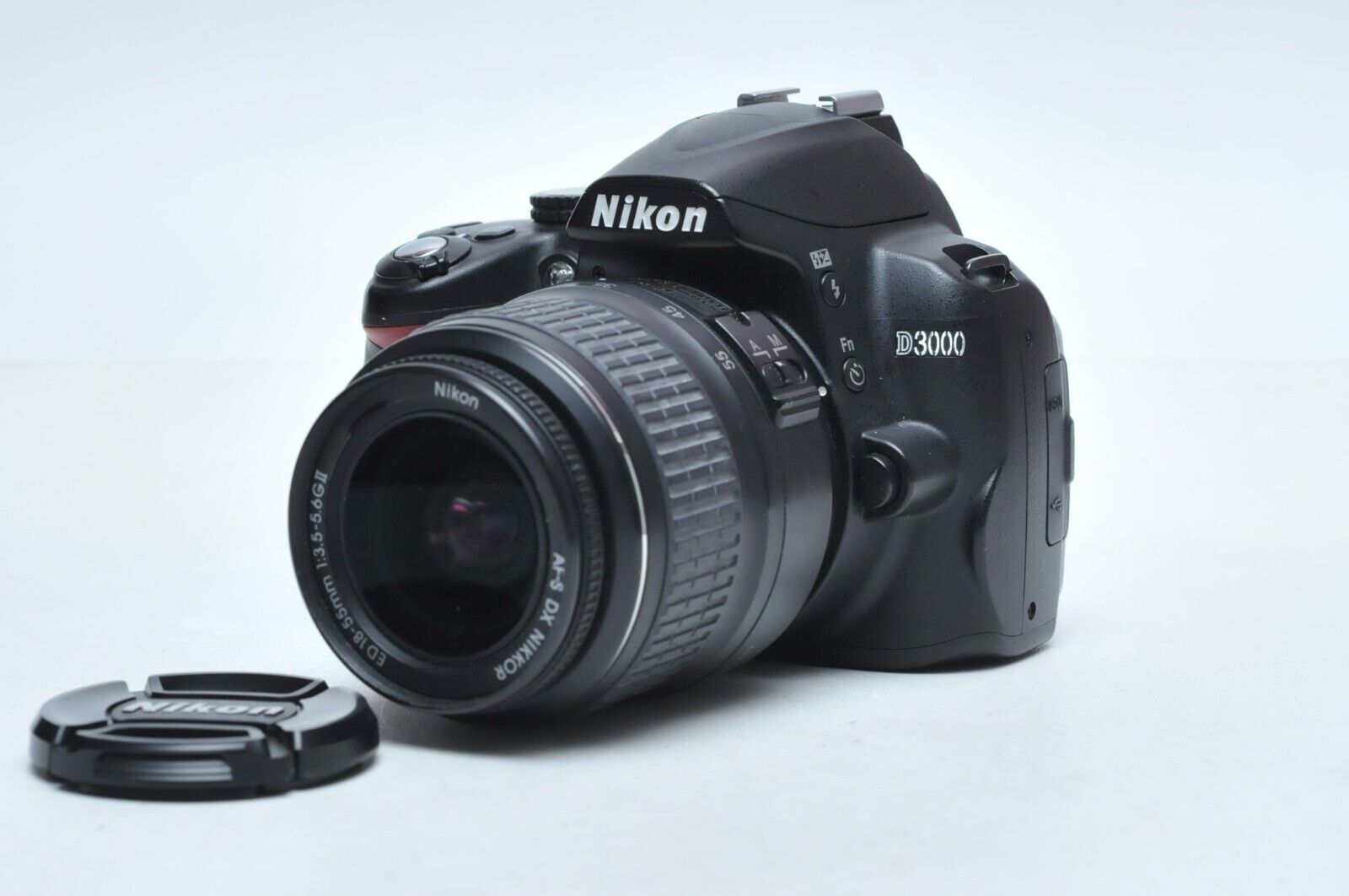Nikon D3000 DSLR Camera Body W/ AF-S 18-55mm Lens 3336336*EX Nikon D3000 DSLR Camera Body W/ AF-S 18-55mm Lens 3336336*EX