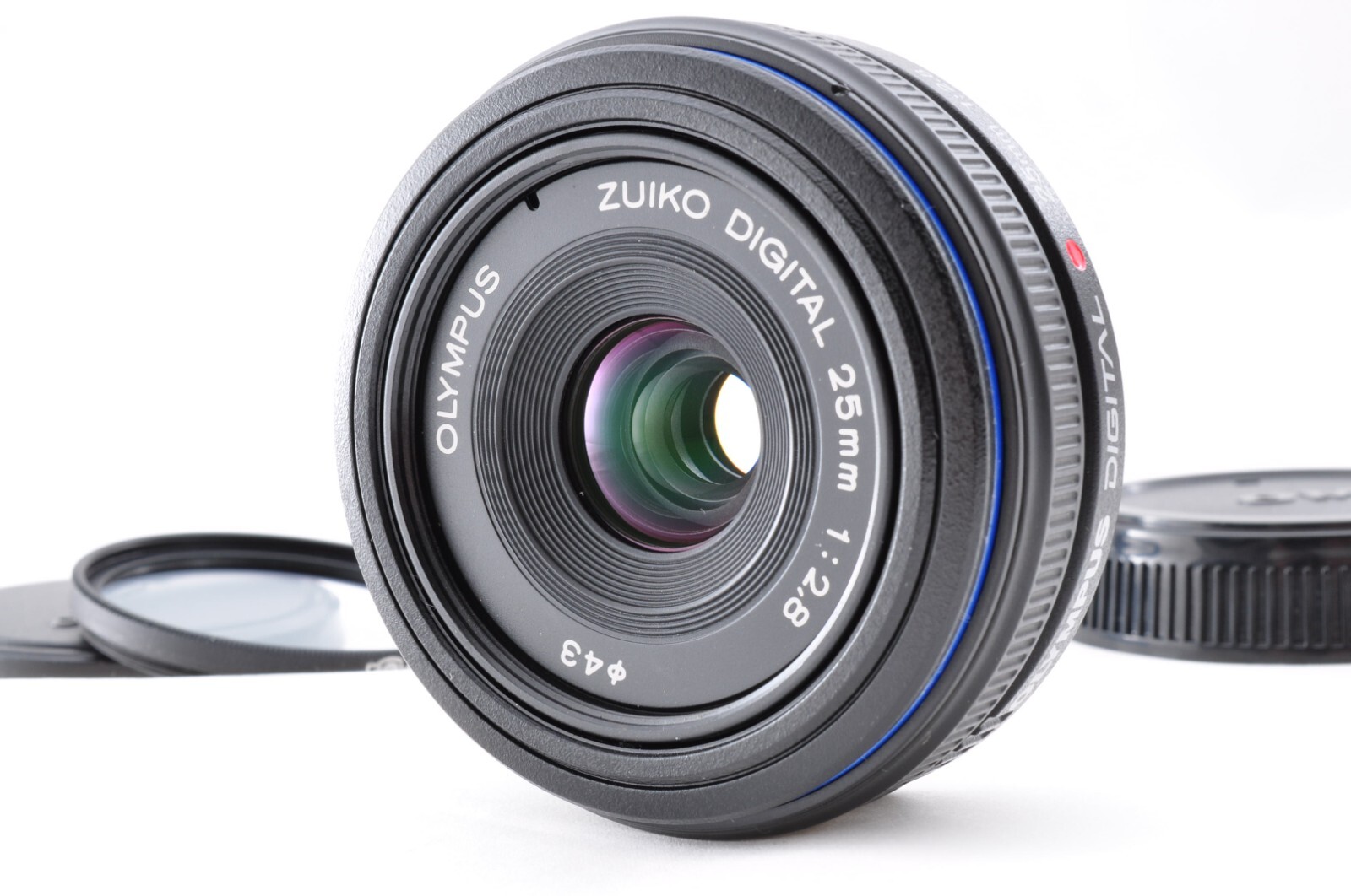 OLYMPUS　ZUIKO DIGITAL 25mm f/2.8 Near MINT] Olympus Zuiko Digital 25mm f/2.8 Pancake Lens