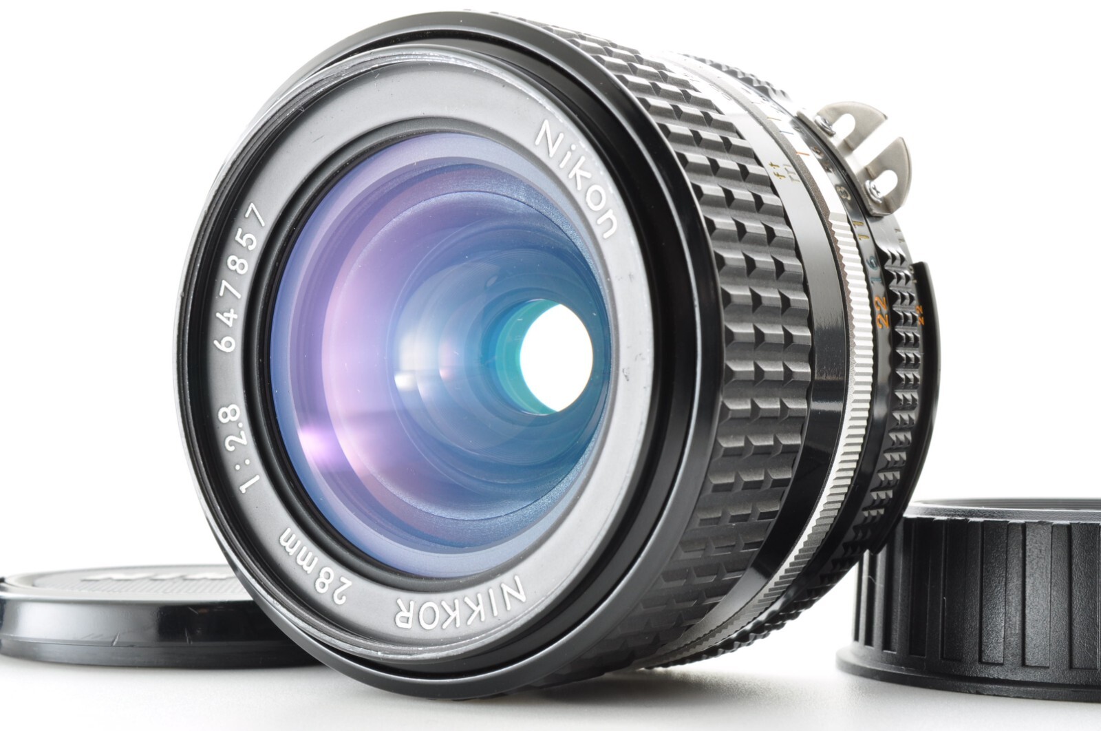 ☆カビ☆ ニコン Ai-s NIKKOR 28mm F2.8 #13750（: Nikon ニコン