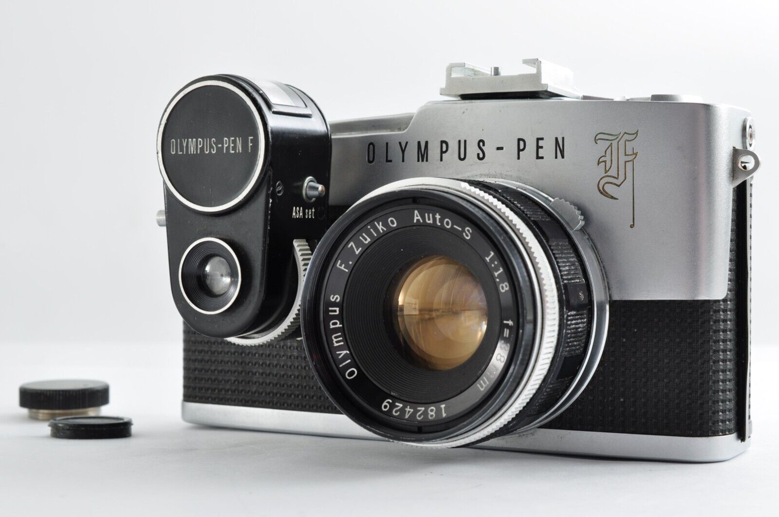 Olympus Pen F w/F.Zuiko 38mm f/1.8 w/Exposure Meter Lens Olympus Pen F w/F.Zuiko 38mm f/1.8 w/Exposure Meter Lens
