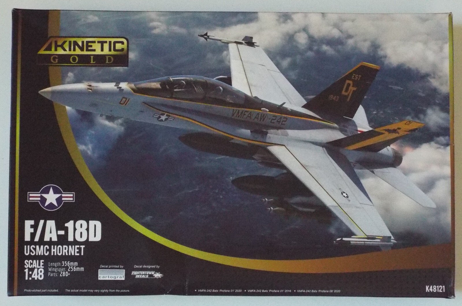 航空機・ヘリコプター Kinetic Gold F/A-18D USMC HORNET 1/48 1/48 F/A-18D USMC Hornet 