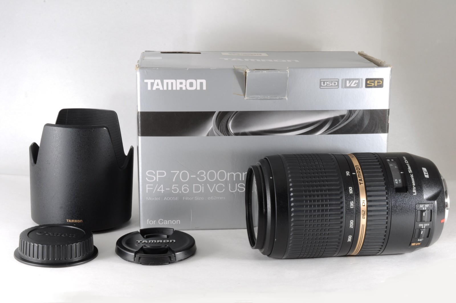 Tamron SP 70-300mm f/4-5.6 AF Di USD VC Lens Canon From
