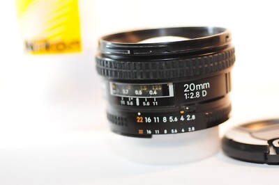 Nikon AF D Nikkor 20mm f/2.8 PRIME FX lens READ for FM2n F100 D750 DF D850 D7800