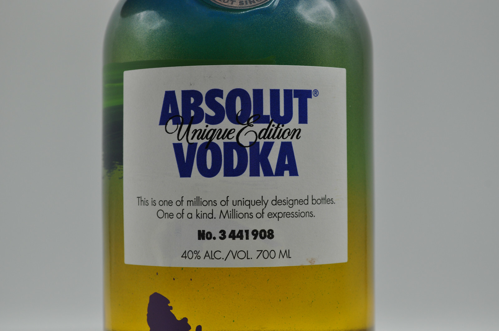 Absolut Vodka UNIQUE Edition 3 441 908 Wodka Водка 0,7 Ltr.Neu 40 %Vol 