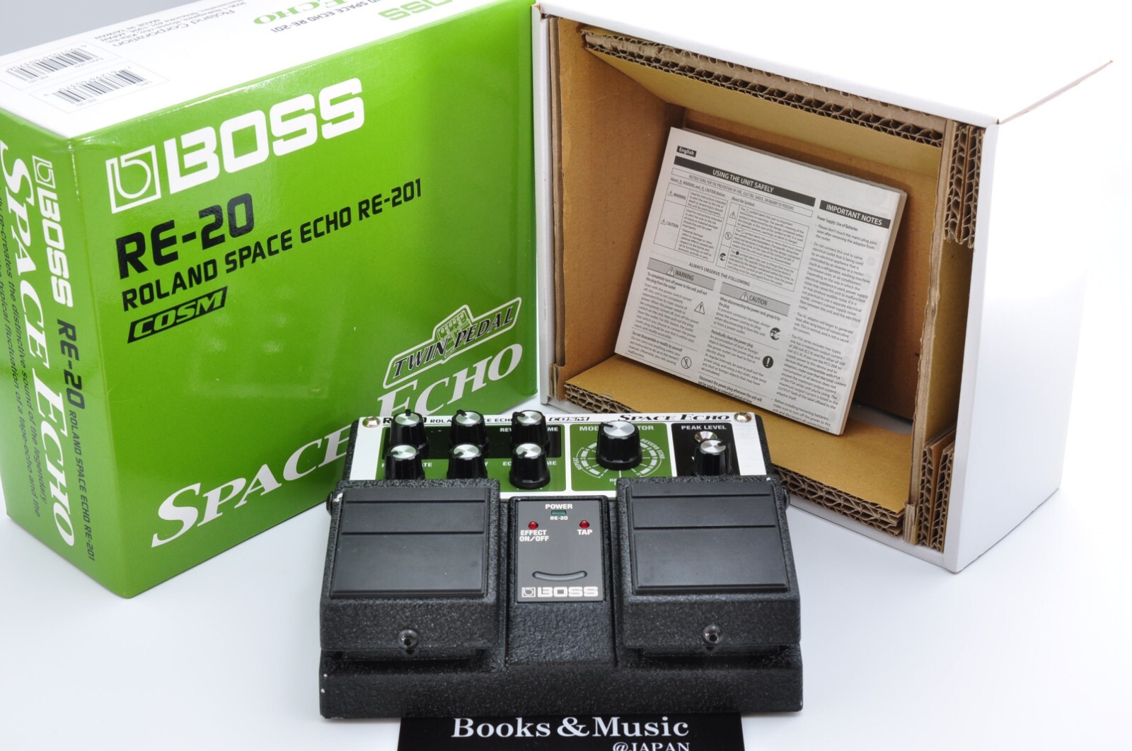 【美品】BOSS RE-20 Space Echo Clearance BOSS RE-20 Space Echo Delay / Reverb Pedal