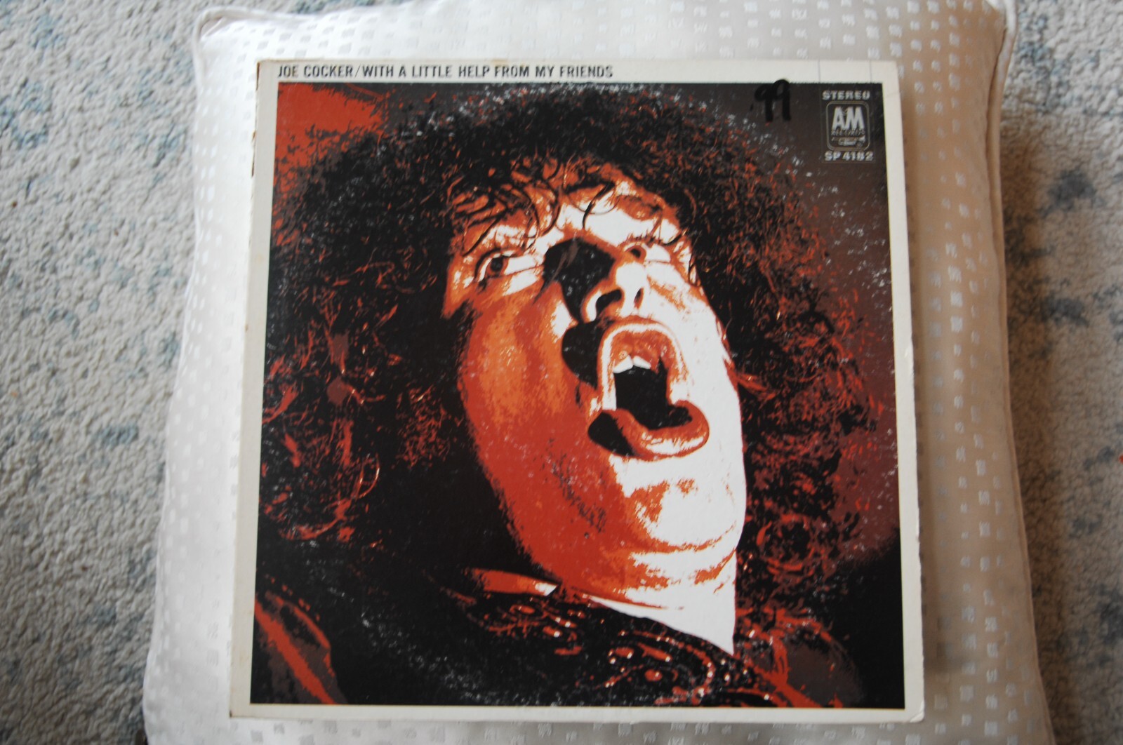レコード　ジョー・コッカー　SP4182 Joe Cocker, With a Little Help from my, A&M SP4182, VG cover