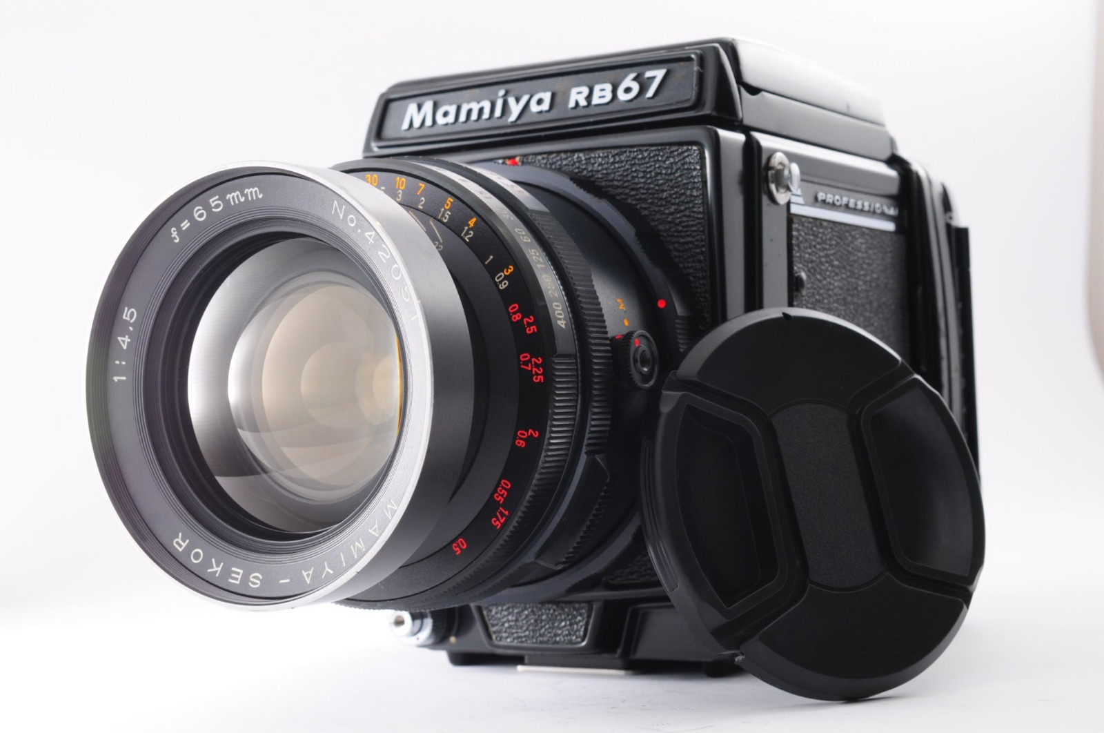 MAMIYA マミヤ RB67用レンズ SEKOR NB 65mm 4.5 NEAR MINT LENS ** Mamiya RB67 Pro + Sekor 65mm f/4.5 + 120
