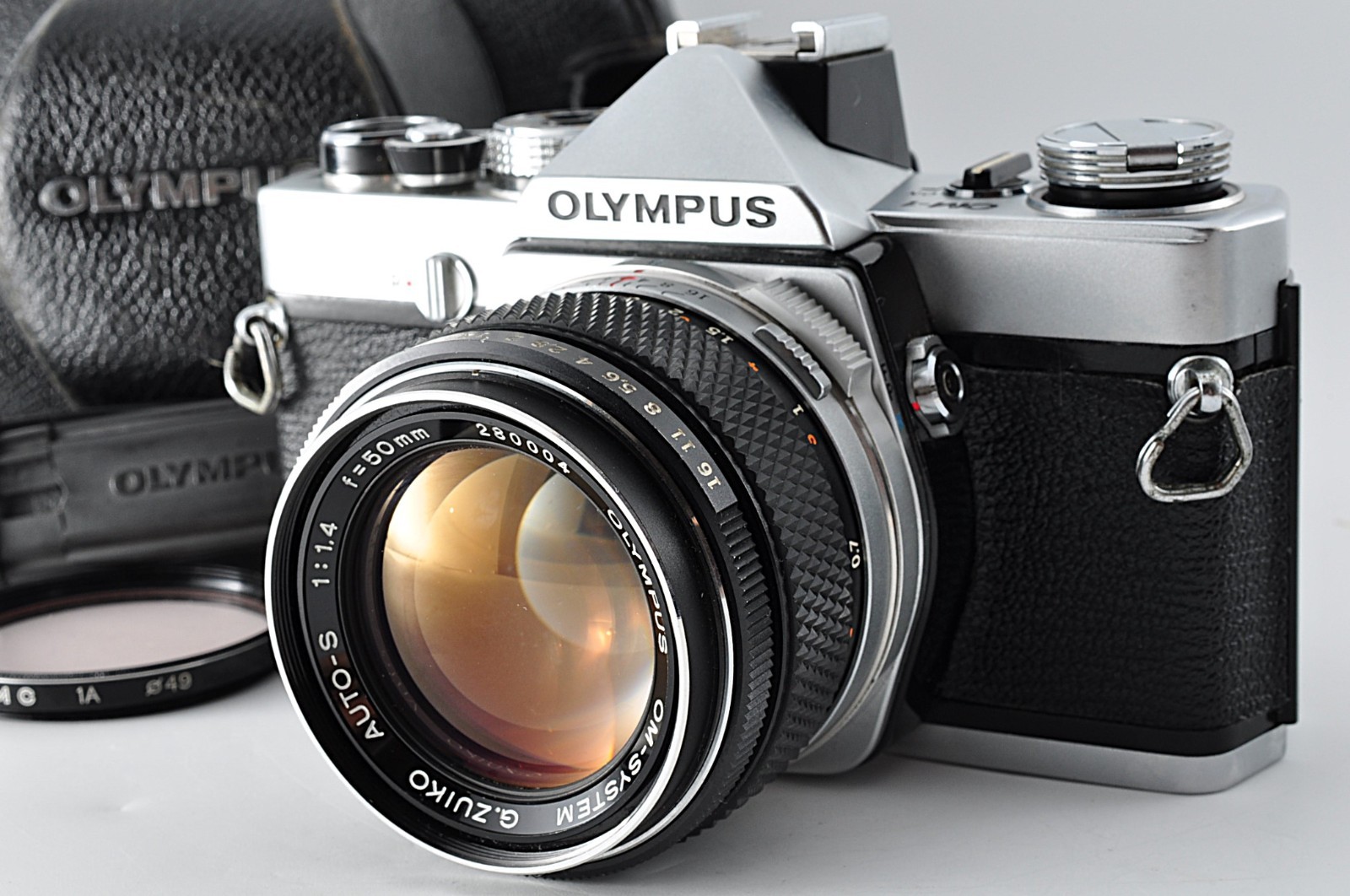 Olympus OM1 OM-1 Film Camera G.ZUIKO Auto-S 50mm f1.4 Lens