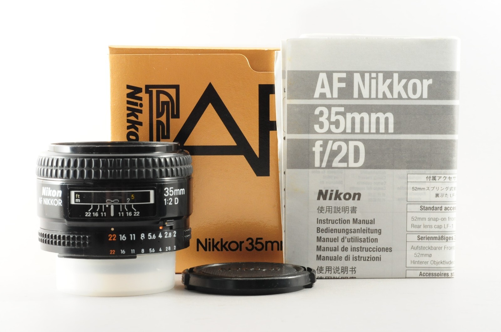 [美品]Nikon AF Nikkor 35mm F2 Nikon NIKKOR AF 35mm f/2D Lens for sale online | eBay