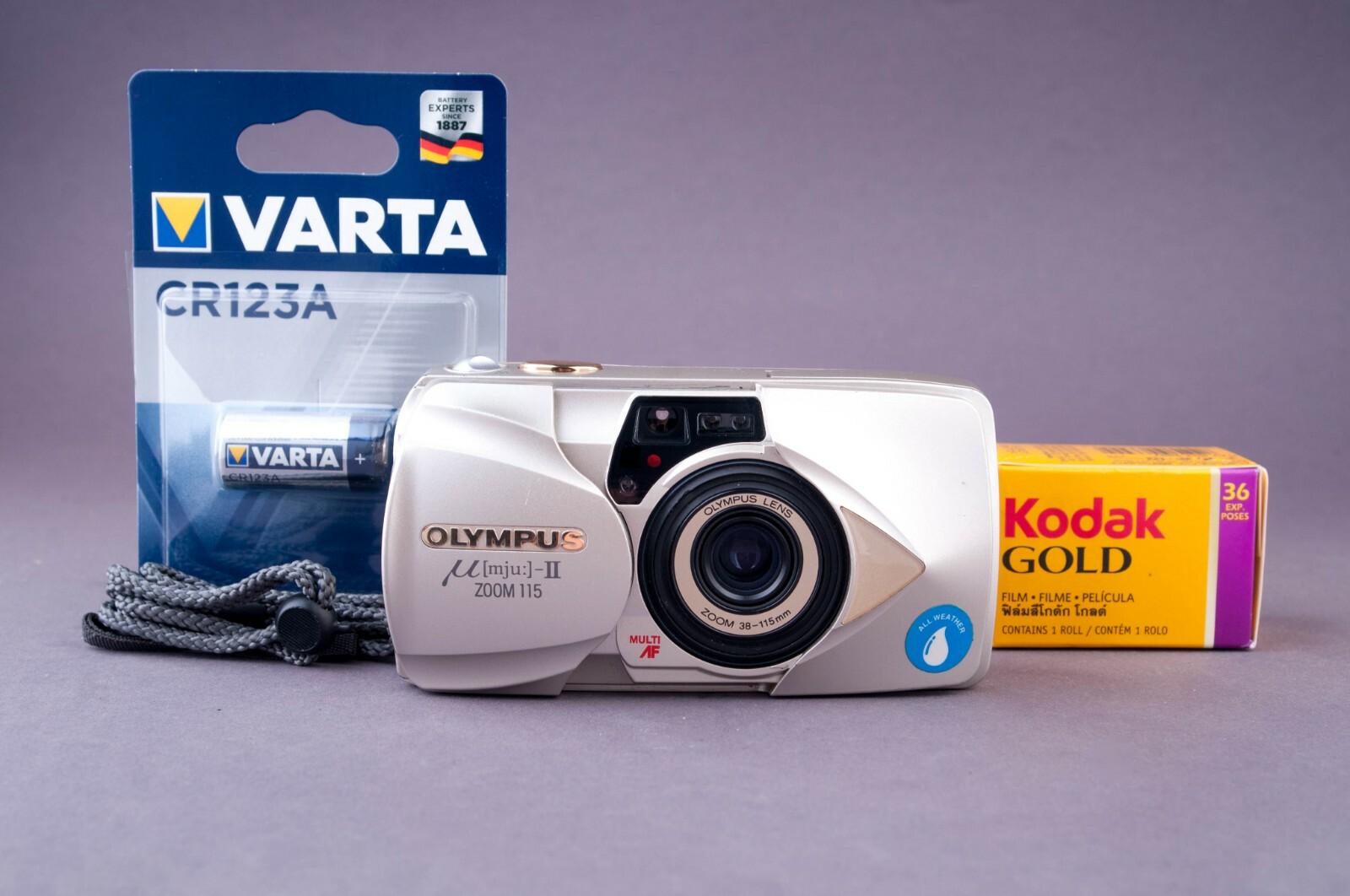 Olympus Mju II Zoom 115 Quartz Date 35mm Point & Shoot Film Olympus Mju II Zoom 115 Quartz Date 35mm Point & Shoot Film