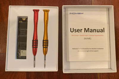 256GB INDMEM SSD NVMe PCIe 3D TLC NAND Flash Solid State Drive, MacBook