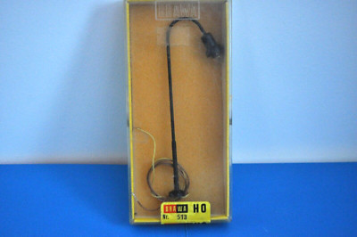 Vintage BRAWA HO 513 - Black Arched Street Light for Roadway - NOS in Package