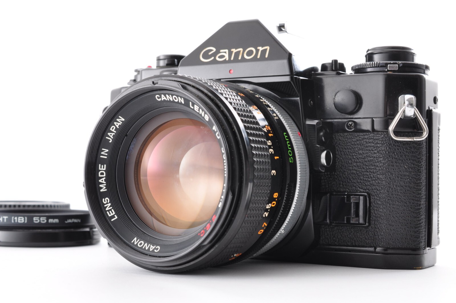 Canon A-1 / Lens FD 50mm f/1.4 S.C.C. [Good] Meter Turns On