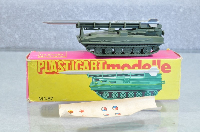 Jo842 Veb Plasticart Modelle Ho #11050 1:87 Taktische Rakete (Metal) A-/B