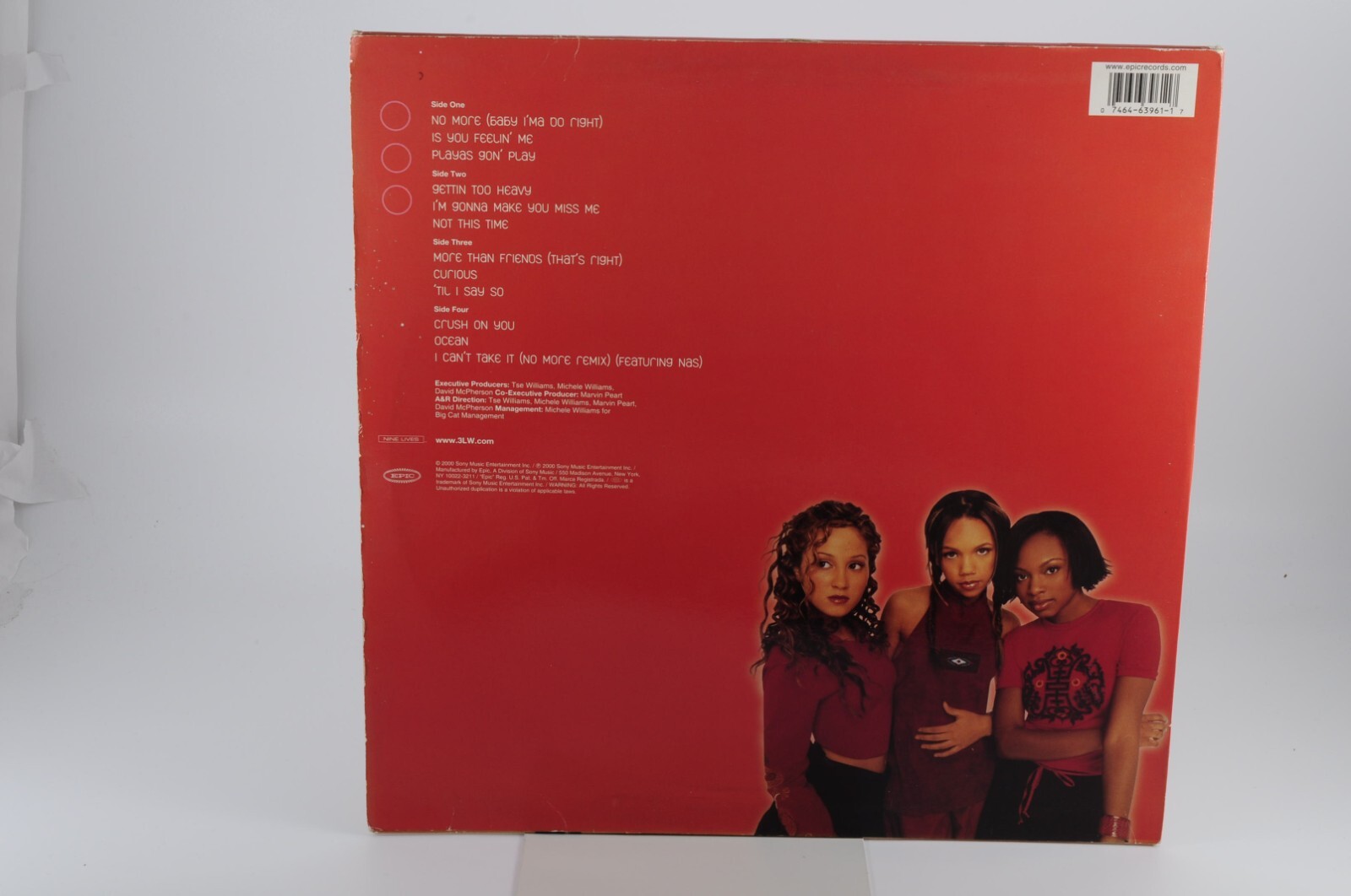 3LW – 3LW Epic Records 2000 Us Original ( 2LP/Vg++/Vg+)No.262 3LW – 3LW Epic Records 2000 Us Original ( 2LP/Vg++/Vg+)No.262