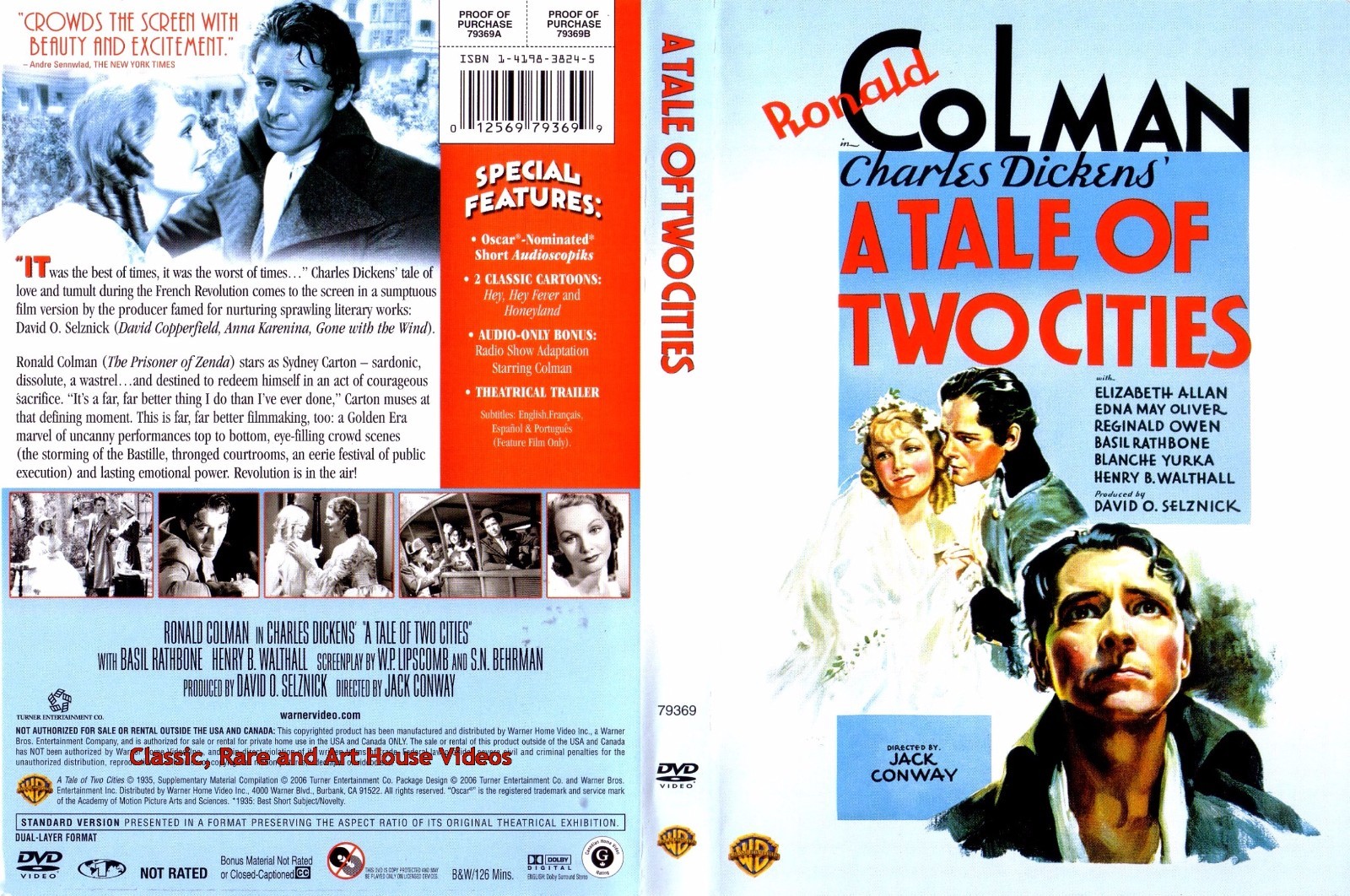 A Tale of Two Cities ~ DVD ~ Ronald Coleman (1935