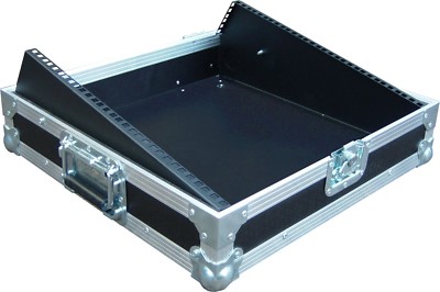 8U 19'' Sloped Rack Mount Mixer Swan Flight Case (Hex)