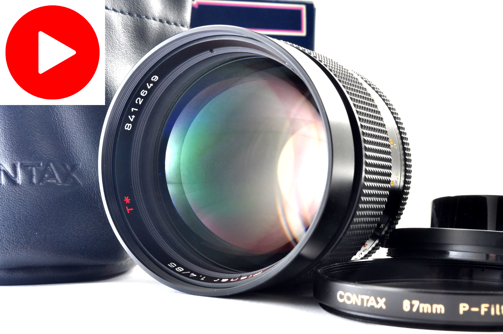 フィルター付き Contax CarlZeiss Planar 85mm 1.4 フィルター付き Contax CarlZeiss Planar 85mm 1.4 - メルカリ
