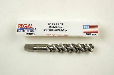M12 X 1.25 HSG D3 3 FLUTE SPIRAL POINT PLUG TAP J-1-16-3-12