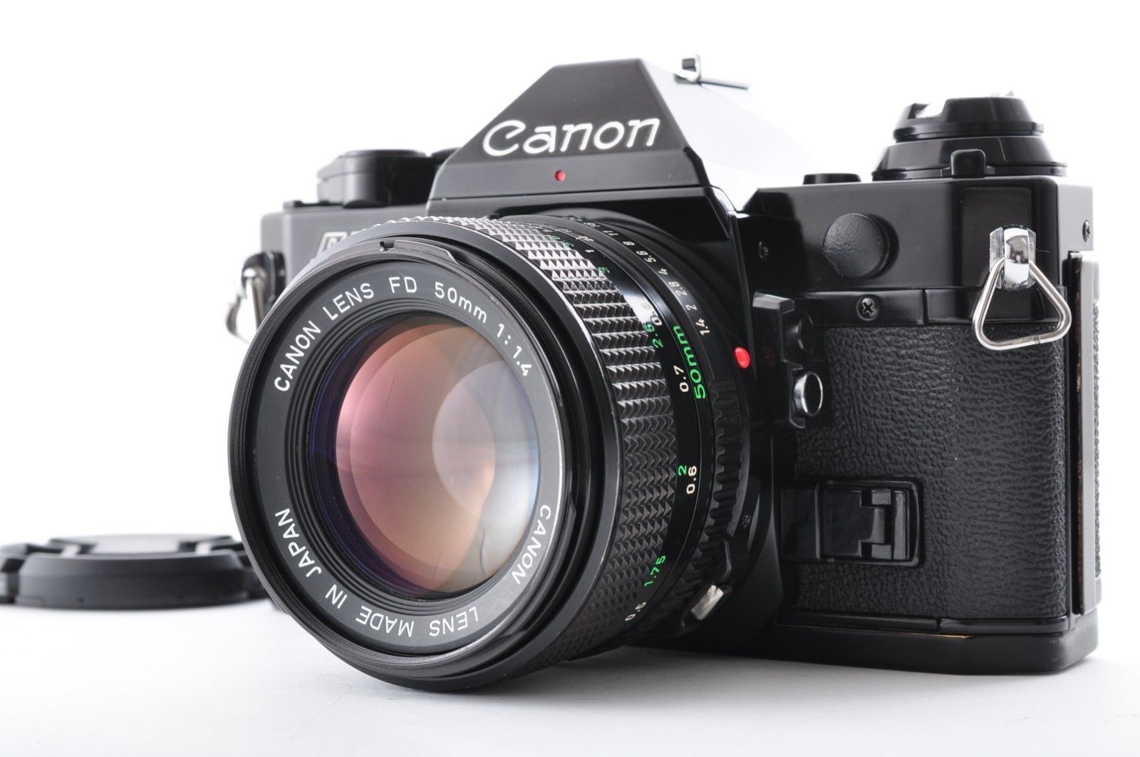 CLA'd Canon AE-1 Program Black / Lens New FD 50mm f/1.4