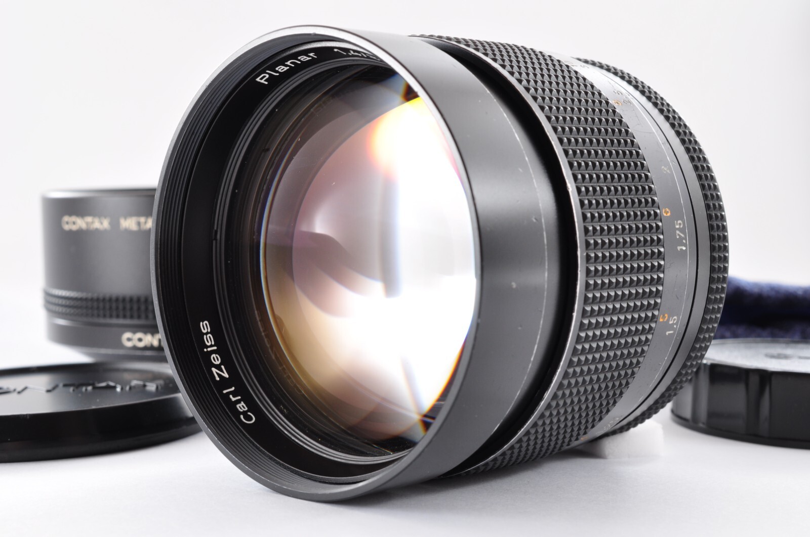 コンタックス Carl Zeiss 85mm F1.4 Planar AEG Contax Carl Zeiss Planar T* 85mm F/1.4 AEG C/Y From Japan