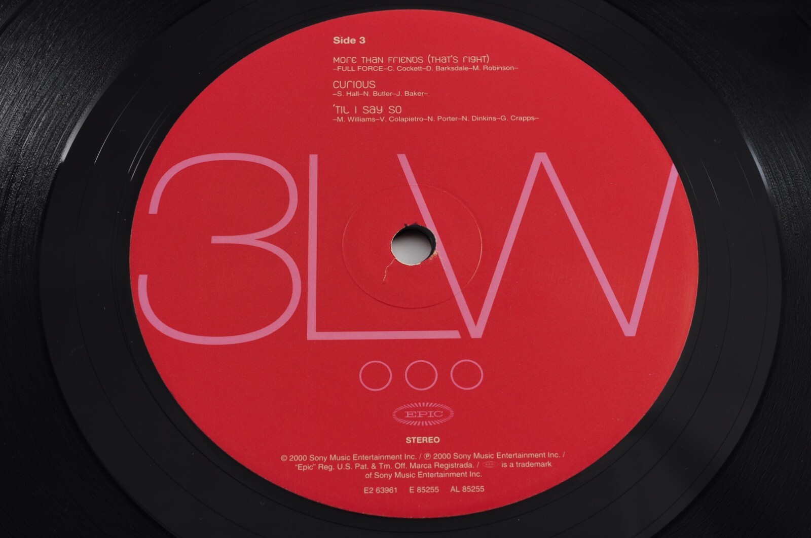 3LW – 3LW Epic Records 2000 Us Original ( 2LP/Vg++/Vg+)No.262 3LW – 3LW Epic Records 2000 Us Original ( 2LP/Vg++/Vg+)No.262