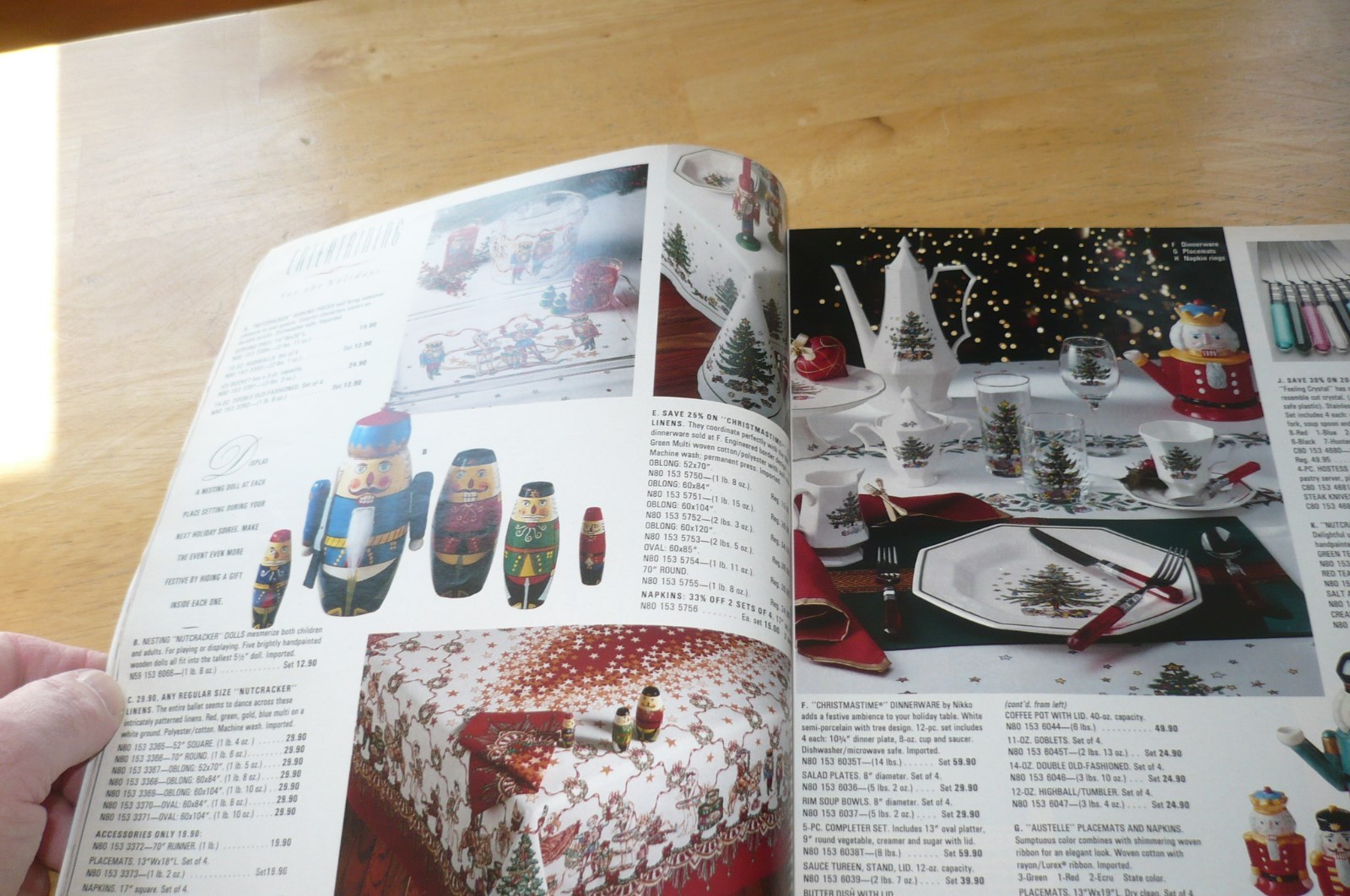 1992 SPIEGEL CATALOG FLIP BOOK HOLIDAY CHRISTMAS