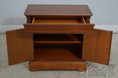66443EC: Pair GRANGE French Empire Cherry Nightstands 66443EC: Pair GRANGE French Empire Cherry Nightstands