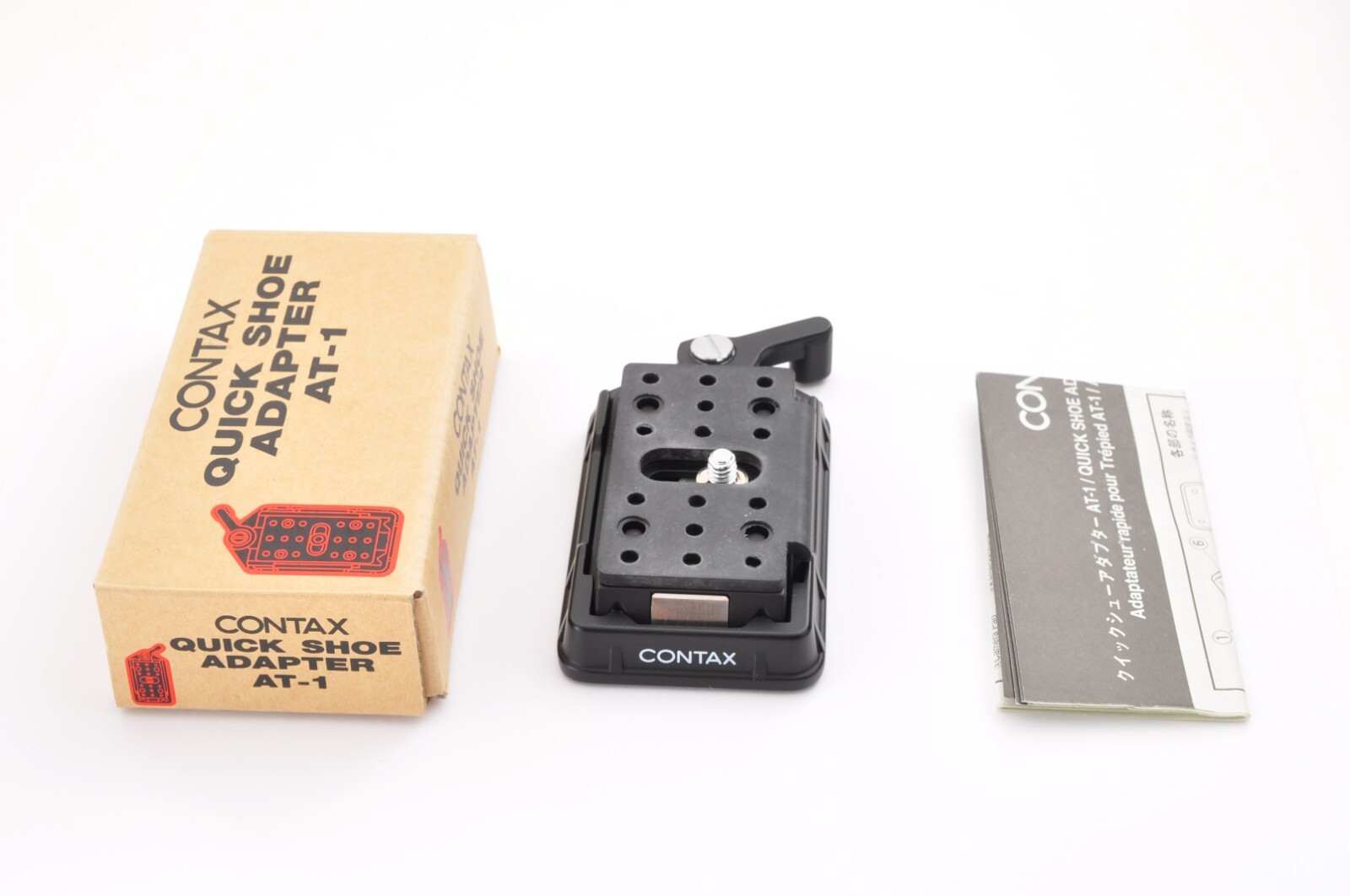 CONTAX AT-1 クイックシューアダプター Near Mint] Contax Quick Shoe Adapter AT-1 for Contax 645 N1