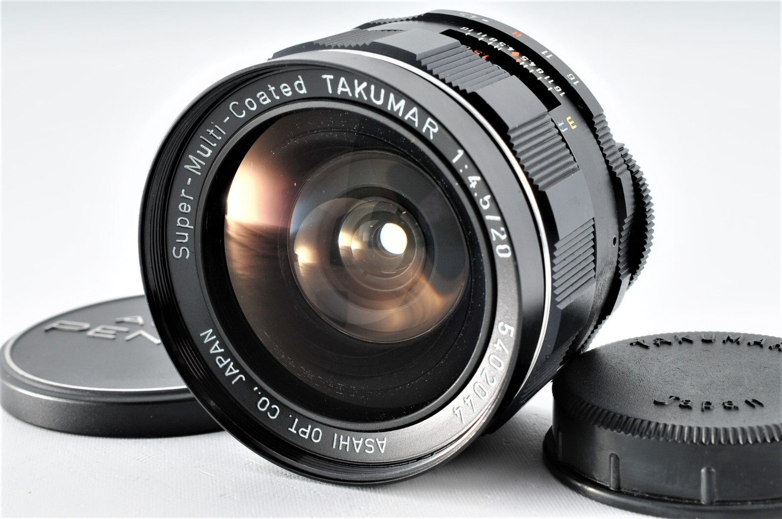 Exc+5 Pentax Super Multi Coated SMC Takumar 20mm f4.5 for
