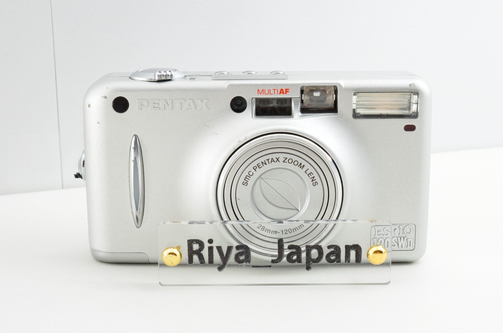 PENTAX ESPIO 120SW II silver 35mm Point & Shoot Film Camera PENTAX ESPIO 120SW II silver 35mm Point & Shoot Film Camera
