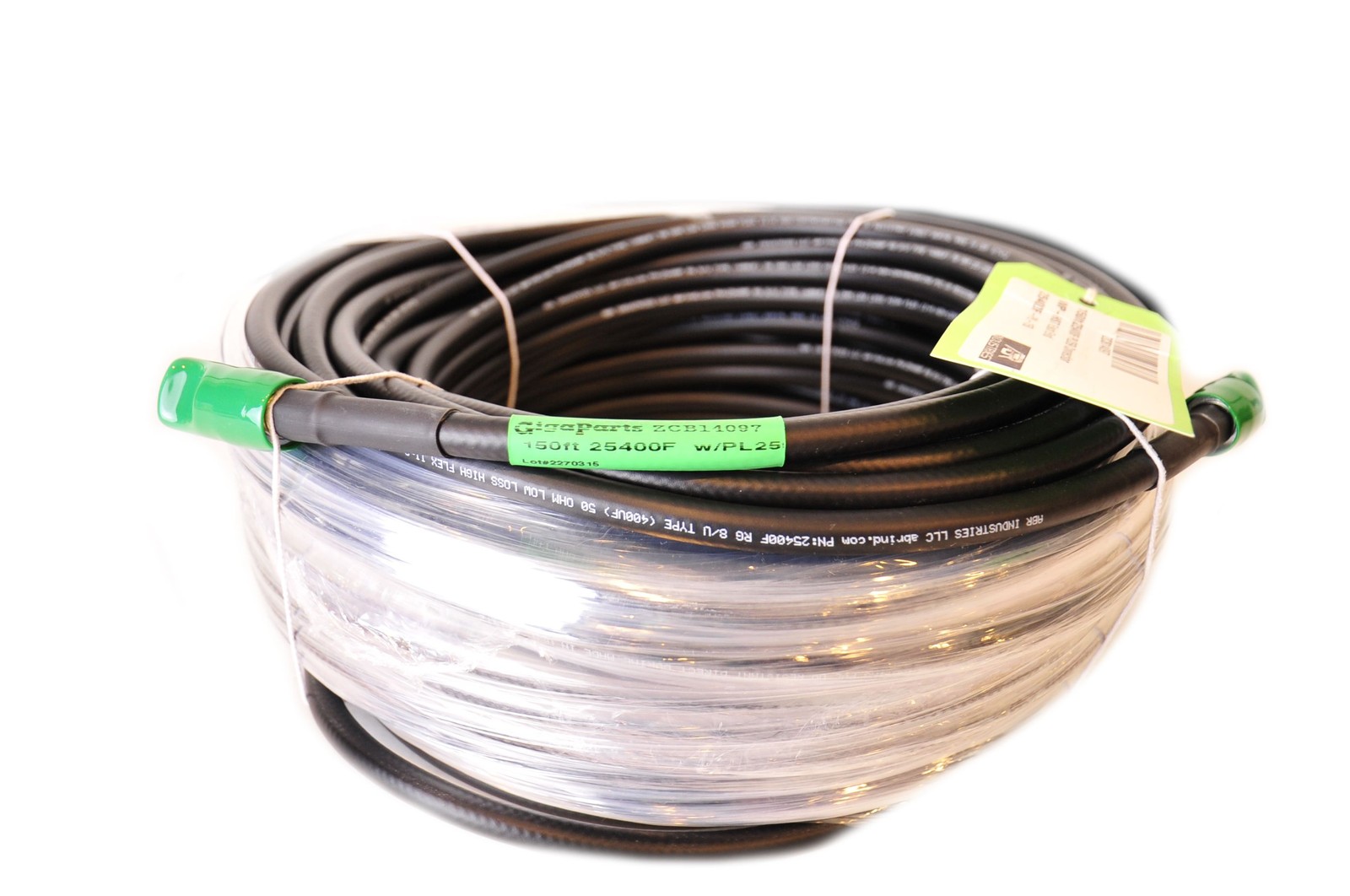 ABR 25400FPL150 150ft RG8 Coax Jumper w/ PL259 Ends 701630970700 eBay
