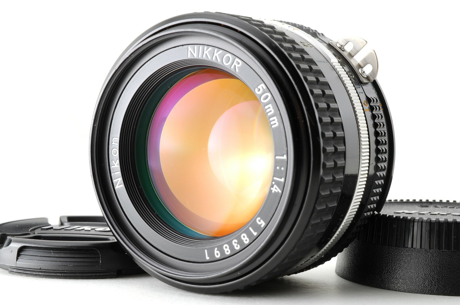 Mint] Nikon Ai-s 50mm F1.4 Prime Standard SLR MF w/Cap from