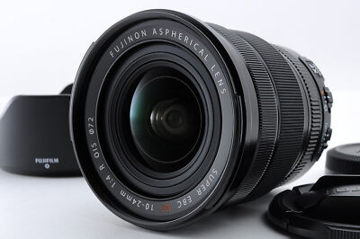 [MINT] FUJIFILM Fuji Fujinon XF 10-24mm F/4 R OIS Lens w/Hood From JAPAN