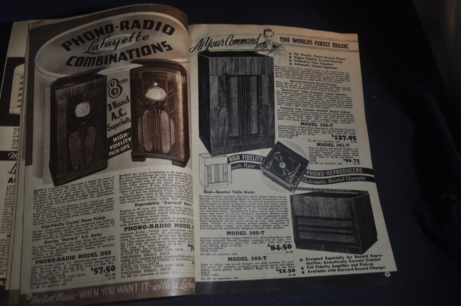 1938 Spring Lafayette Catalog  *Radios*Cameras*