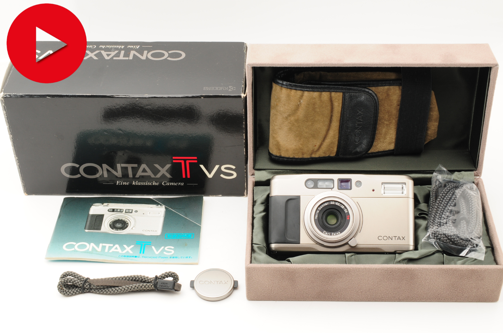 CONTAX T VS II フィルムカメラ コスパ最強、操作も簡単！「CONTAX TVS II」は全人類におすすめ