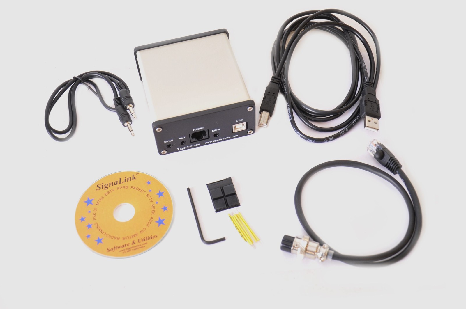 Tigertronics slusb 4R signalink USB Pour 4PIN Round Microphone eBay