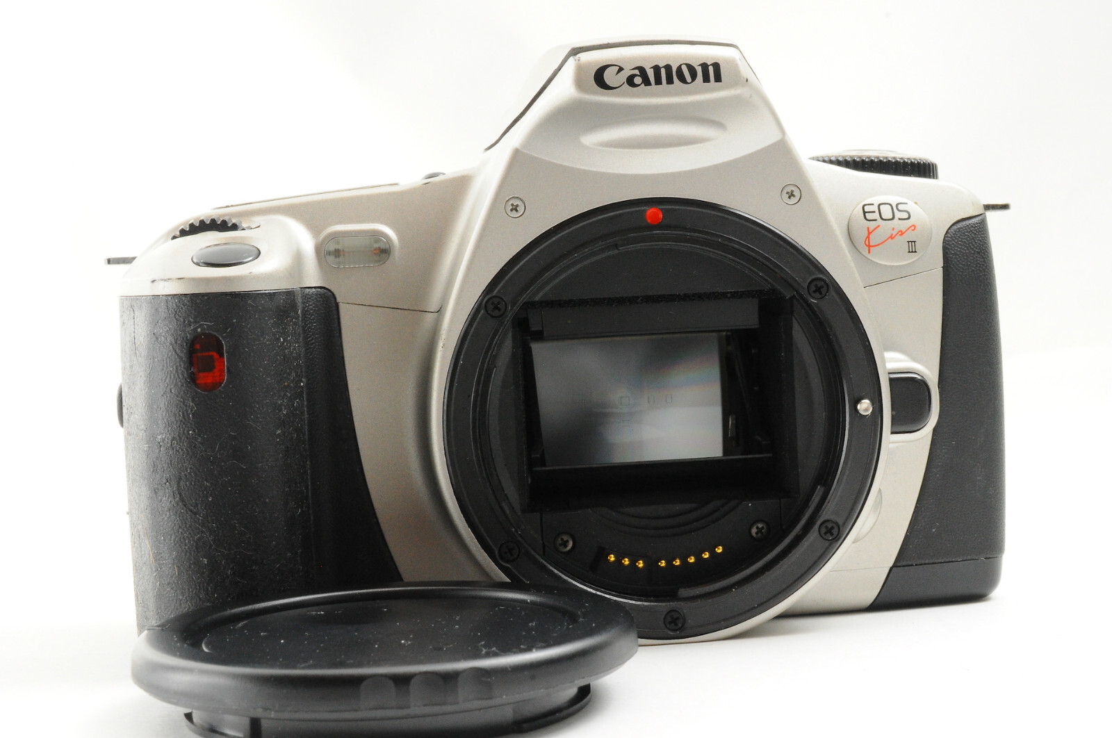 Excellent] Canon EOS Kiss III 35mm AF SLR Film Camera Silver
