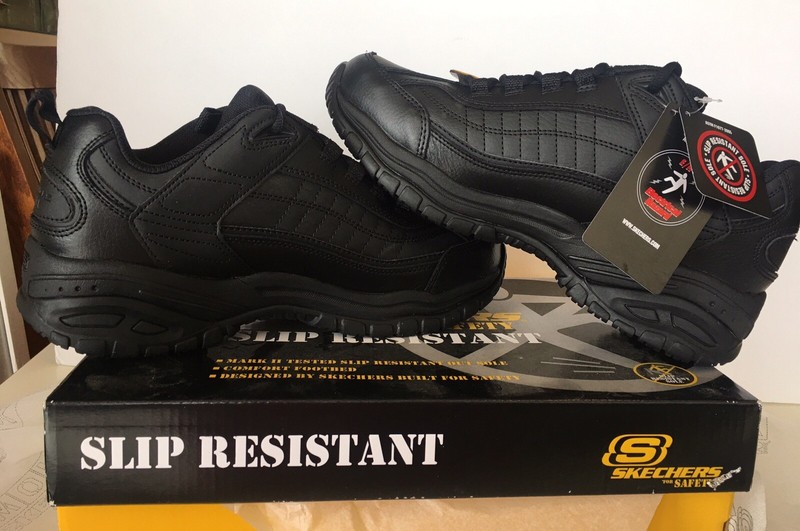 skechers stride slip resistant work shoes mens