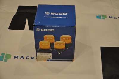 Ecco LED Beacon Amber Beacon 12-24V 27W  Magnetic Beacon 2-Wire