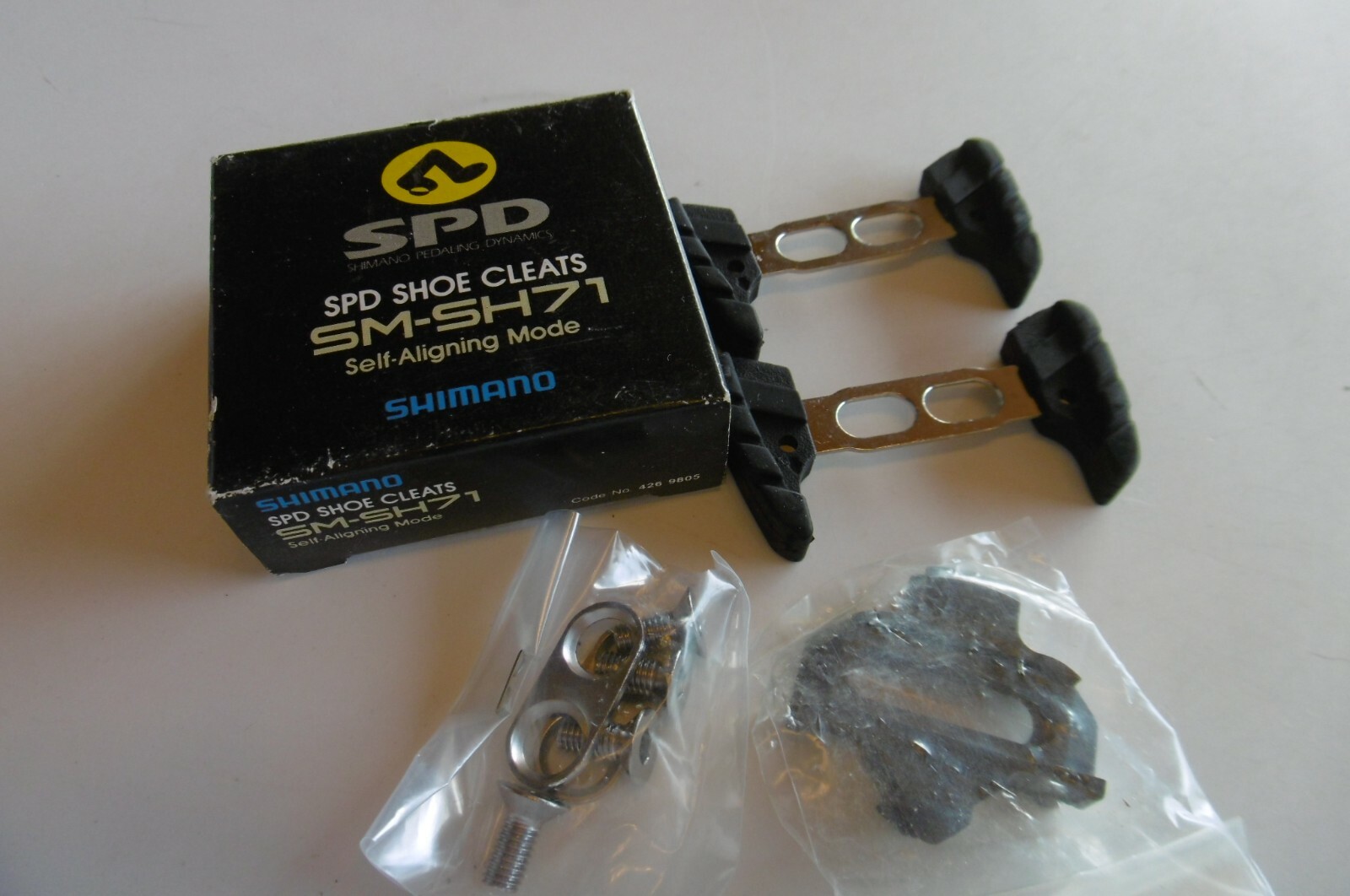 Shimano SPD Shoe Cleats SM-SH71 Self-Aligning Mode Made In