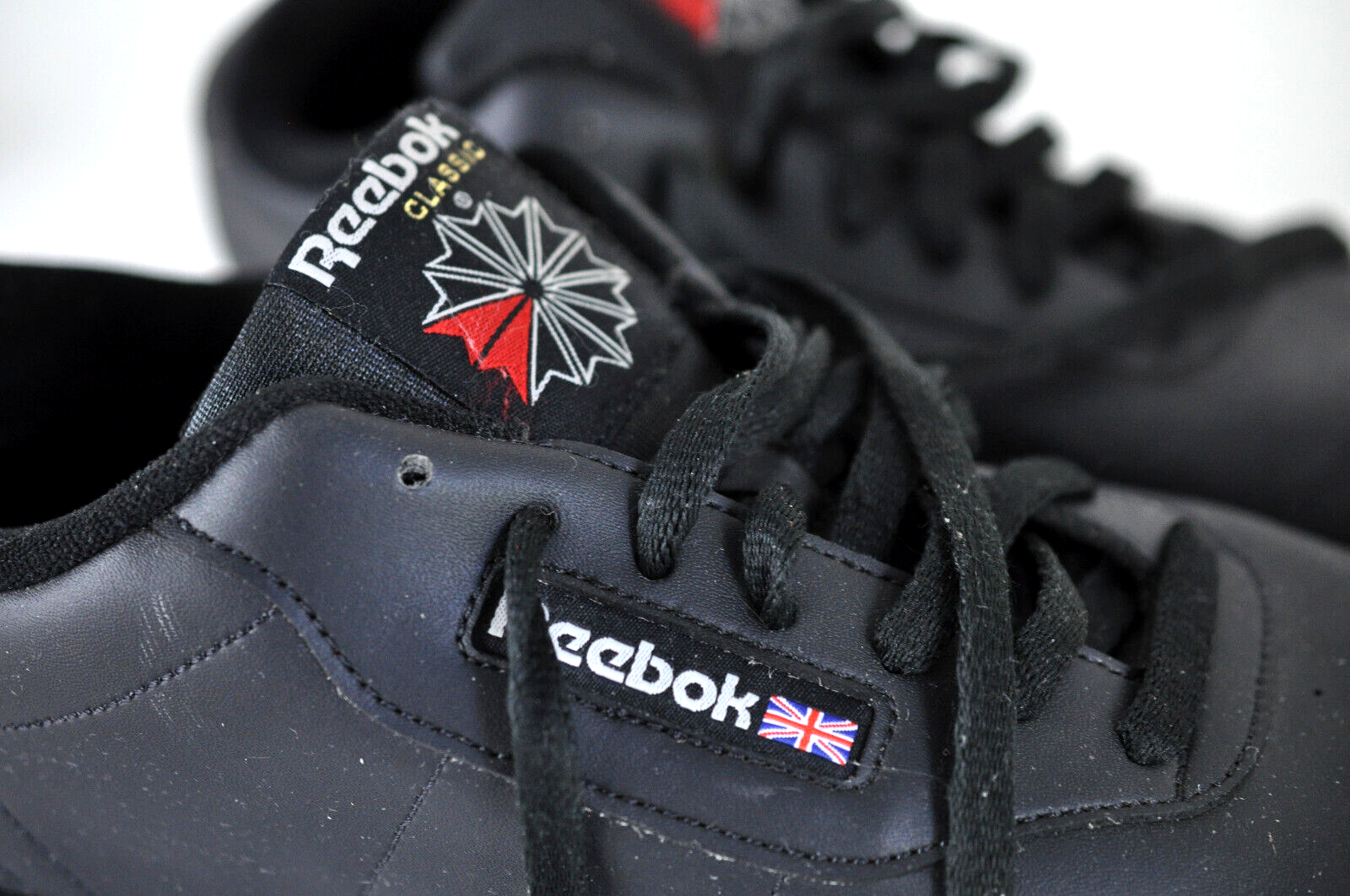 Reebok classic Womens black sneakers size 11 Wide (D) | eBay
