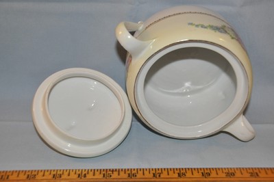 Antique Germany Porcelain Biscuit Jar w/ Lid