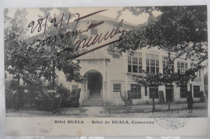 Cpa Afrique Cameroun Douala - HÃ´Tel De Duala 1917 Moukarim FrÃ¨Res Rare !